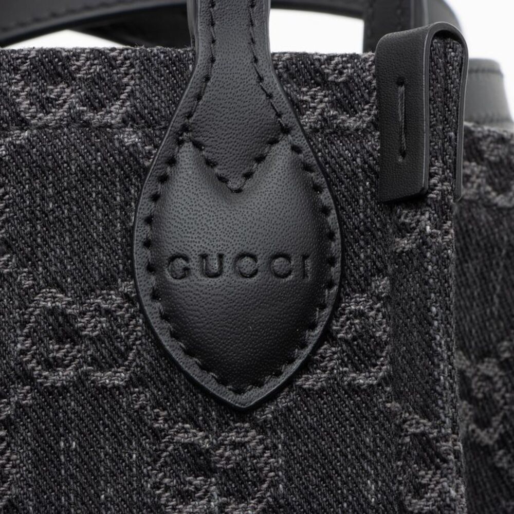 Gucci GG Denim Ophidia Mini Tote - Picture 9 of 9